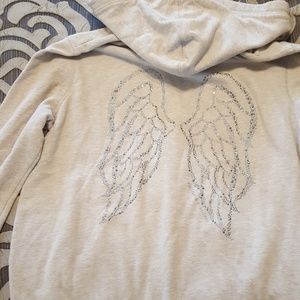 Victoria's Secret Angles zip up hooded sweater